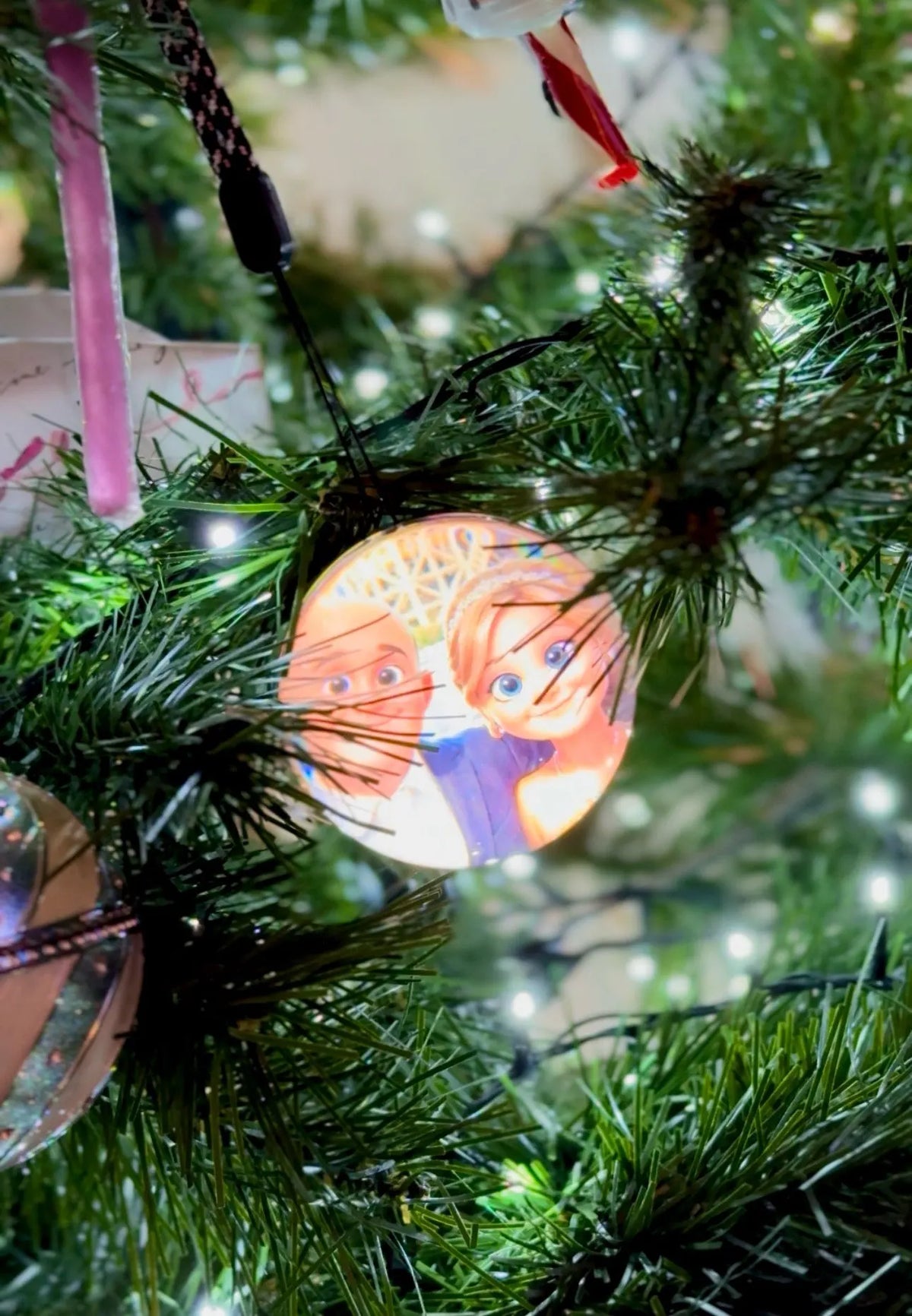 Customer photo: Holly Memories orb on the tree